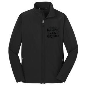 Happy 50th Birthday Celebration Graphic Core Soft Shell Jacket