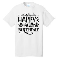 Happy 50th Birthday Celebration Graphic Tall T-Shirt