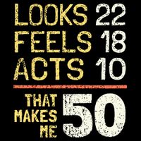 Hilarious 50th Birthday Idea I 50 Years Impact Tech Backpack