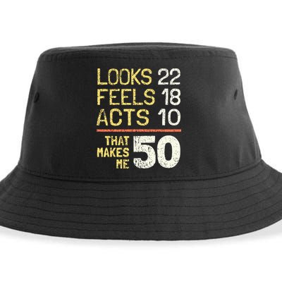Hilarious 50th Birthday Idea I 50 Years Sustainable Bucket Hat