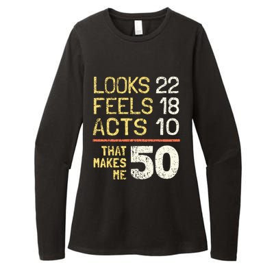 Hilarious 50th Birthday Idea I 50 Years Womens CVC Long Sleeve Shirt