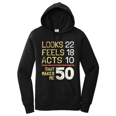 Hilarious 50th Birthday Idea I 50 Years Women's Pullover Hoodie