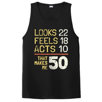 Hilarious 50th Birthday Idea I 50 Years PosiCharge Competitor Tank