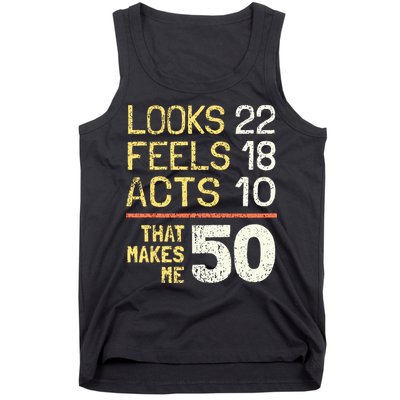Hilarious 50th Birthday Idea I 50 Years Tank Top