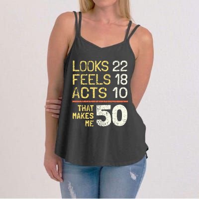 Hilarious 50th Birthday Idea I 50 Years Women's Strappy Tank