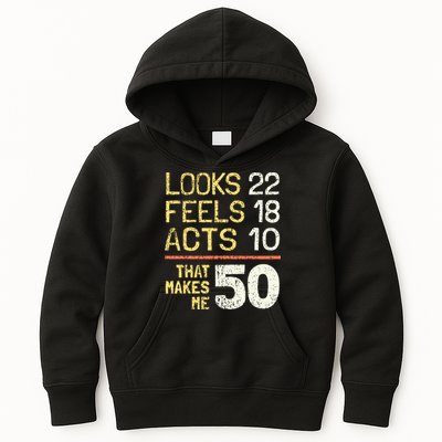 Hilarious 50th Birthday Idea I 50 Years Kids Hoodie