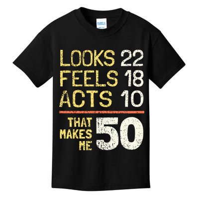 Hilarious 50th Birthday Idea I 50 Years Kids T-Shirt