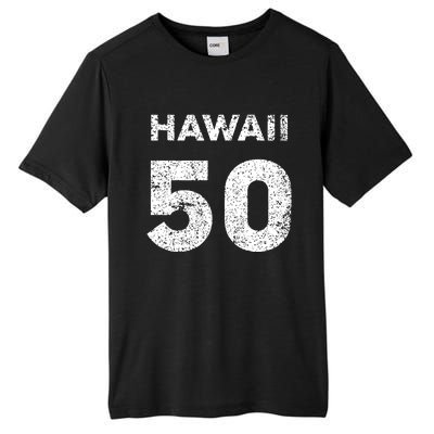 Hawaii 50 Birthday Hawaii 50th State Vintage Tall Fusion ChromaSoft Performance T-Shirt