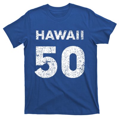 Hawaii 50 Birthday Hawaii 50th State Vintage T-Shirt