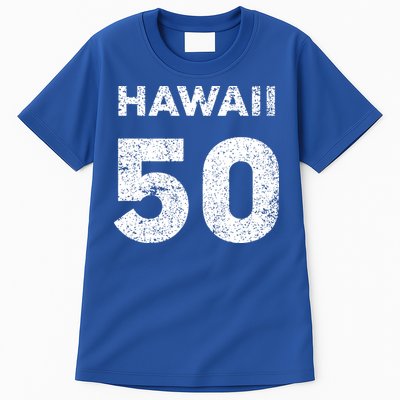 Hawaii 50 Birthday Hawaii 50th State Vintage Tall T-Shirt