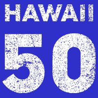 Hawaii 50 Birthday Hawaii 50th State Vintage Button