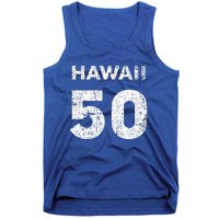 Hawaii 50 Birthday Hawaii 50th State Vintage Tank Top