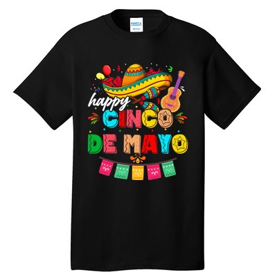 Happy 5 De Mayo Lets Fiesta Viva Mexico Cinco De Mayo Tall T-Shirt