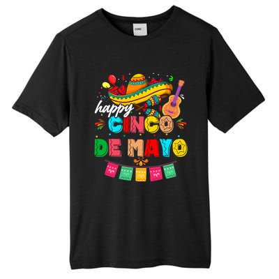 Happy 5 De Mayo Lets Fiesta Viva Mexico Cinco De Mayo Tall Fusion ChromaSoft Performance T-Shirt