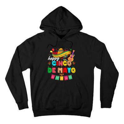 Happy 5 De Mayo Lets Fiesta Viva Mexico Cinco De Mayo Tall Hoodie