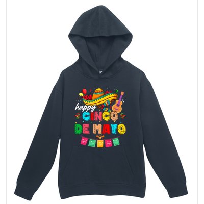 Happy 5 De Mayo Lets Fiesta Viva Mexico Cinco De Mayo Urban Pullover Hoodie