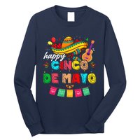 Happy 5 De Mayo Lets Fiesta Viva Mexico Cinco De Mayo Long Sleeve Shirt