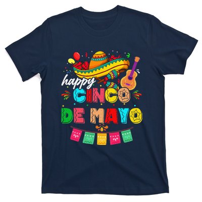 Happy 5 De Mayo Lets Fiesta Viva Mexico Cinco De Mayo T-Shirt