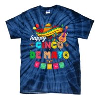 Happy 5 De Mayo Lets Fiesta Viva Mexico Cinco De Mayo Tie-Dye T-Shirt