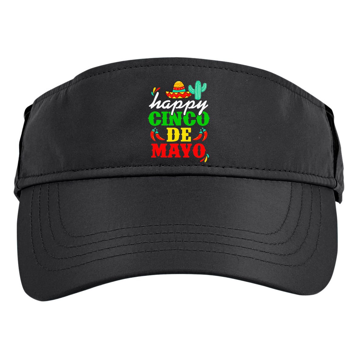 Happy 5 De Mayo Cinco de Mayo Viva Mexico 5 De Mayo Adult Drive Performance Visor