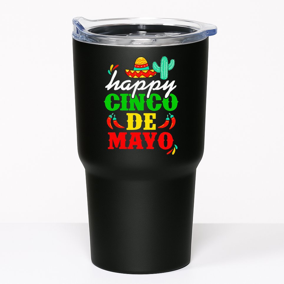 Happy 5 De Mayo Cinco de Mayo Viva Mexico 5 De Mayo Tumbler
