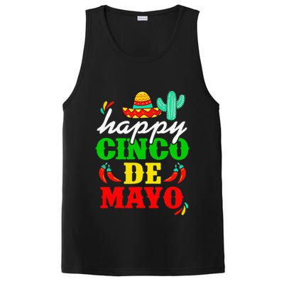 Happy 5 De Mayo Cinco de Mayo Viva Mexico 5 De Mayo PosiCharge Competitor Tank