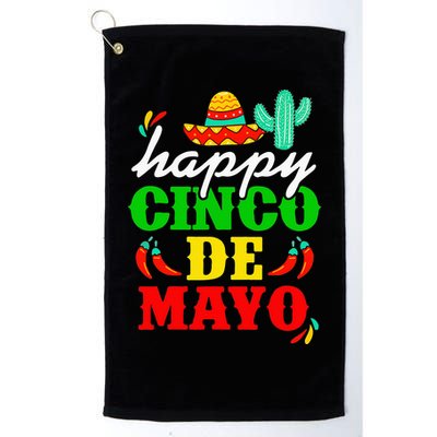 Happy 5 De Mayo Cinco de Mayo Viva Mexico 5 De Mayo Golf Towel