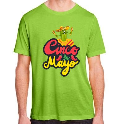 Happy 5 De Mayo Cinco Viva Mexico Adult ChromaSoft Performance T-Shirt