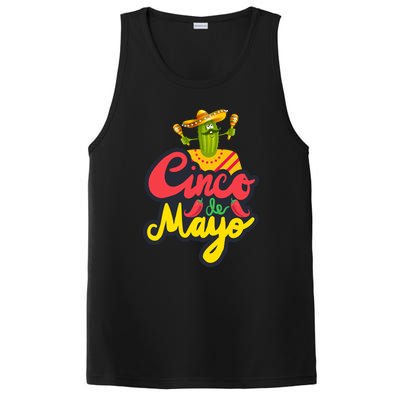 Happy 5 De Mayo Cinco Viva Mexico PosiCharge Competitor Tank