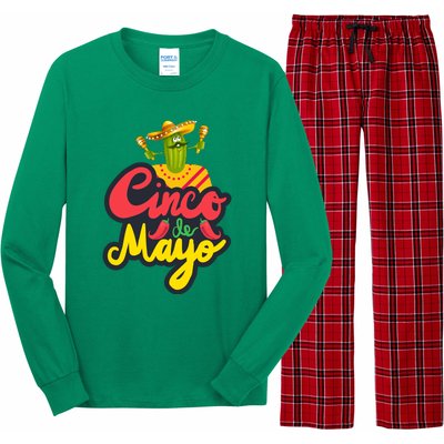 Happy 5 De Mayo Cinco Viva Mexico Long Sleeve Pajama Set