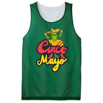 Happy 5 De Mayo Cinco Viva Mexico Mesh Reversible Basketball Jersey Tank