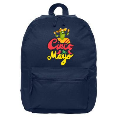 Happy 5 De Mayo Cinco Viva Mexico 16 in Basic Backpack