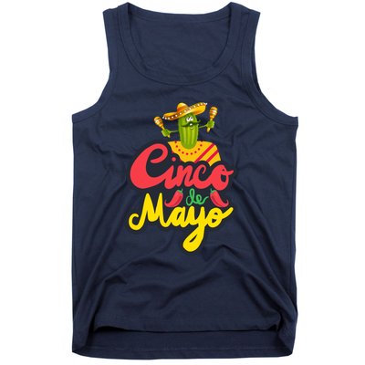 Happy 5 De Mayo Cinco Viva Mexico Tank Top