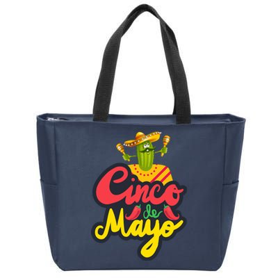 Happy 5 De Mayo Cinco Viva Mexico Zip Tote Bag