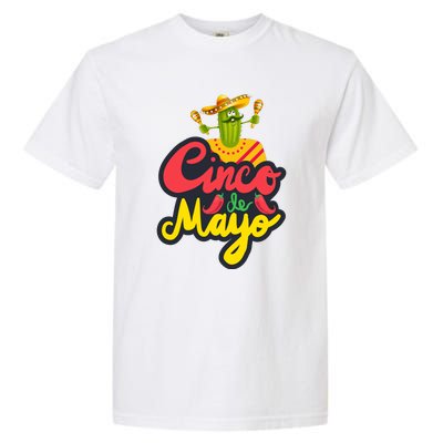 Happy 5 De Mayo Cinco Viva Mexico Garment-Dyed Heavyweight T-Shirt