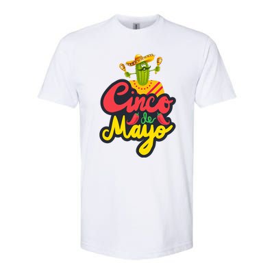 Happy 5 De Mayo Cinco Viva Mexico Softstyle CVC T-Shirt