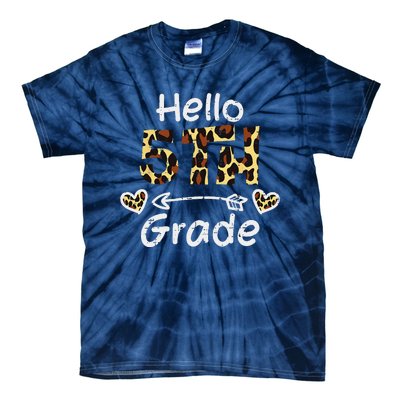 Hello 5th Fifth Grade Back First Day Of School Teacher Tie-Dye T-Shirt