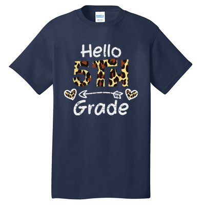 Hello 5th Fifth Grade Back First Day Of School Teacher Tall T-Shirt