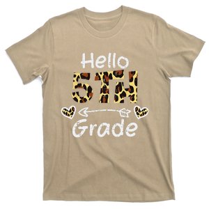 Hello 5th Fifth Grade Back First Day Of School Teacher T-Shirt