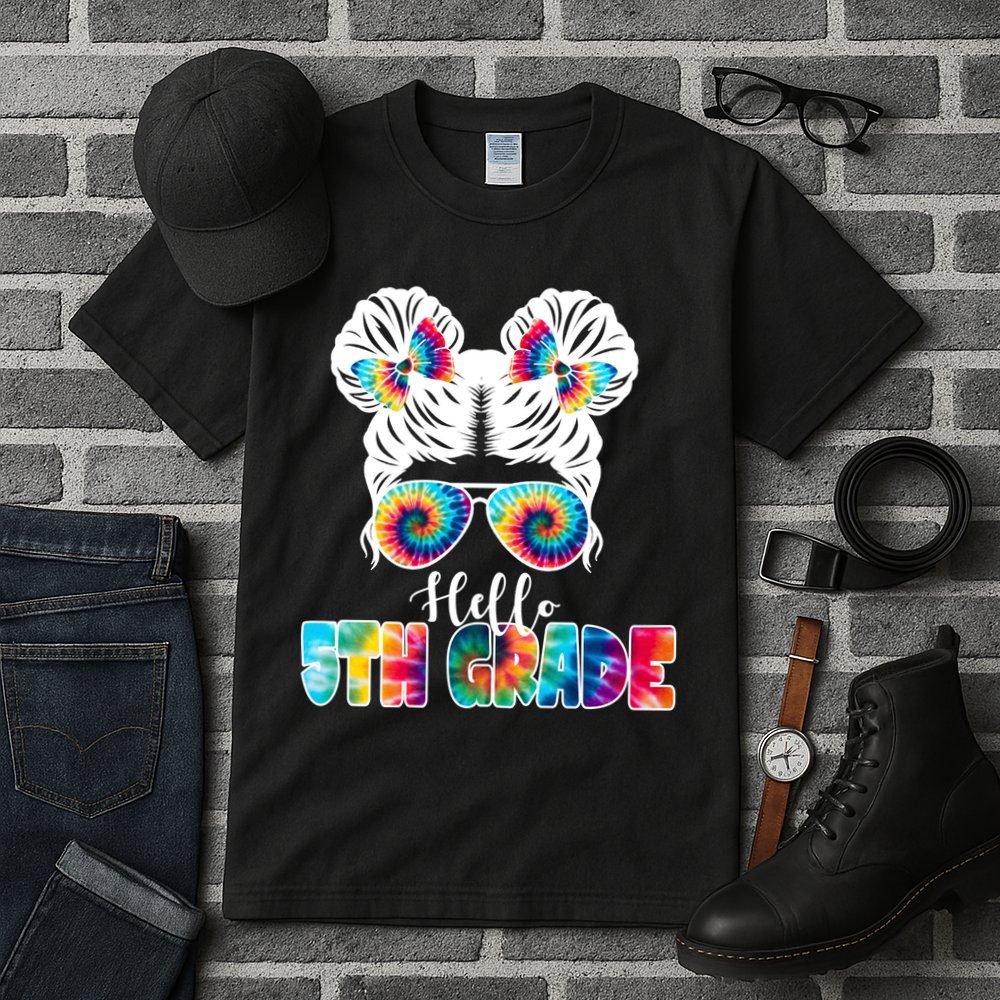 Hello 5th Grade Colorful Tall T-Shirt