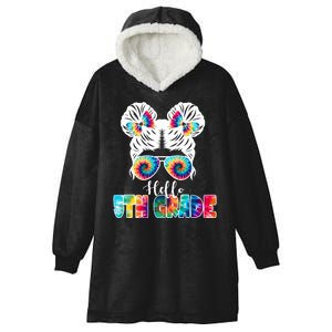 Hello 5th Grade Colorful Hooded Wearable Blanket