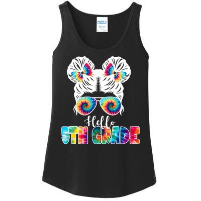 Hello 5th Grade Colorful Ladies Essential Tank