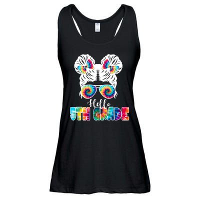 Hello 5th Grade Colorful Ladies Essential Flowy Tank