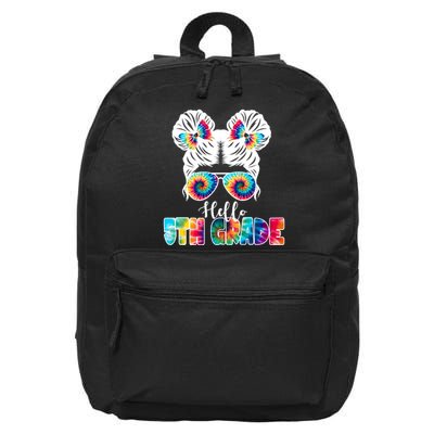 Hello 5th Grade Colorful 16 in Basic Backpack