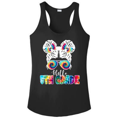 Hello 5th Grade Colorful Ladies PosiCharge Competitor Racerback Tank