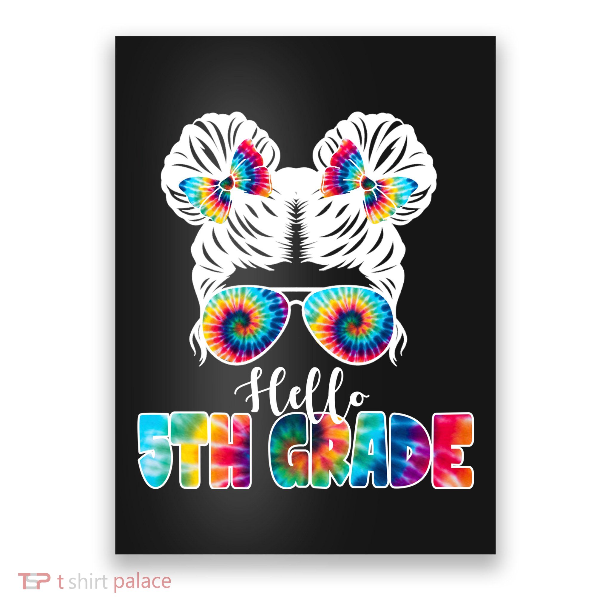 Hello 5th Grade Colorful Poster