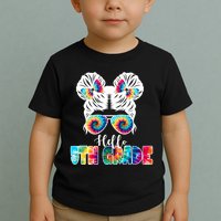 Hello 5th Grade Colorful Toddler T-Shirt