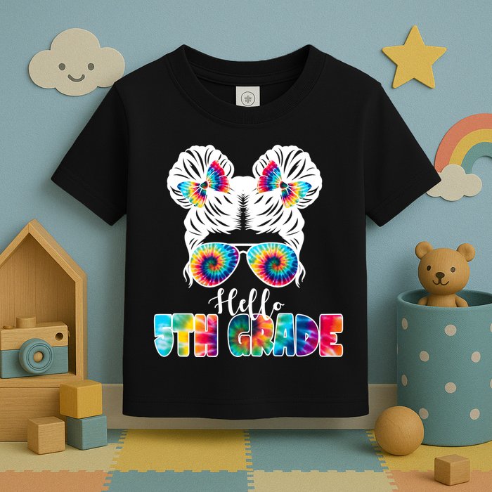Hello 5th Grade Colorful Toddler T-Shirt