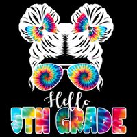 Hello 5th Grade Colorful Toddler T-Shirt