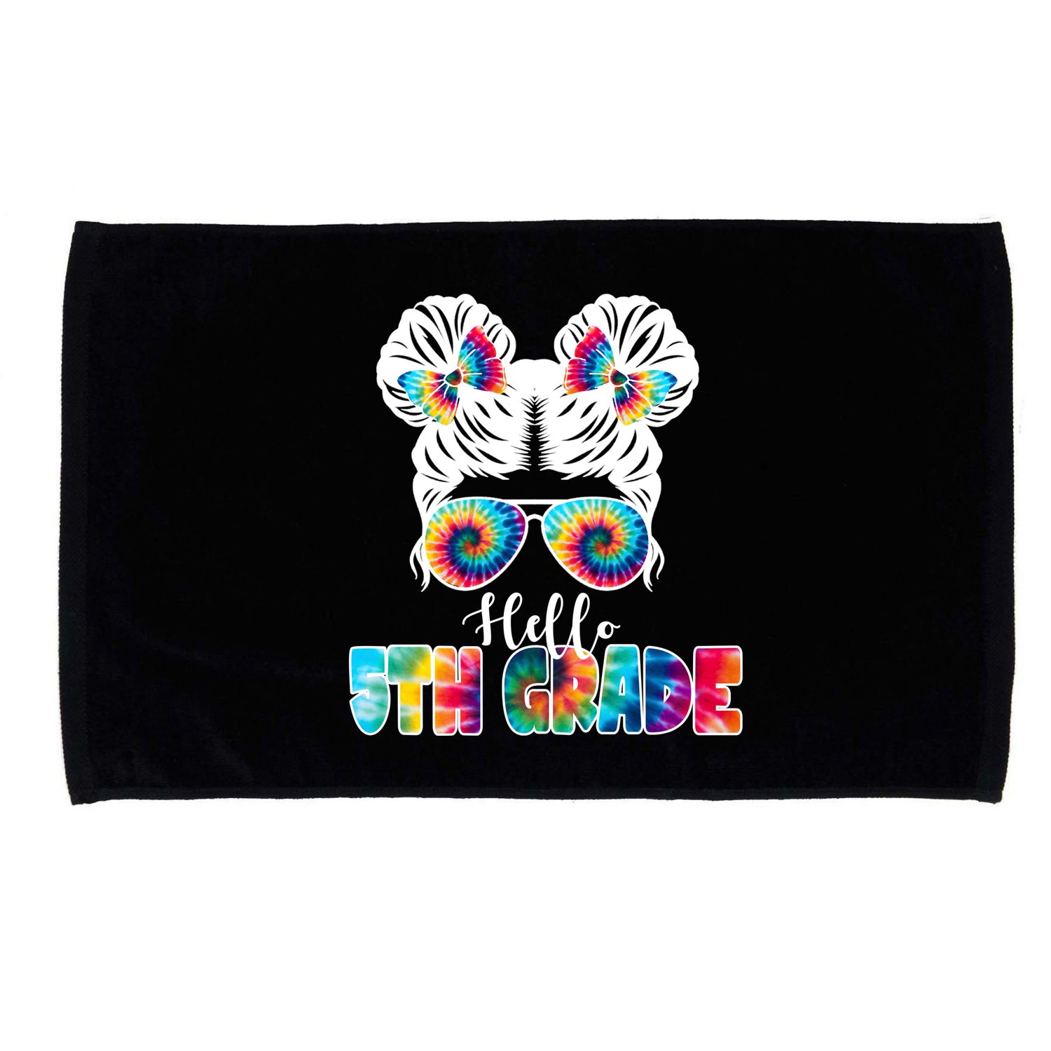 Hello 5th Grade Colorful Microfiber Hand Towel